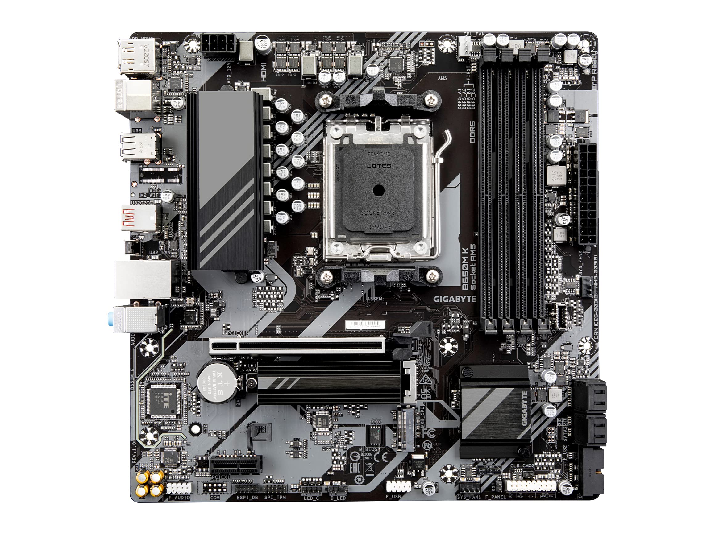 Foto 3 pulgar | Placa Madre Gigabyte B650m K am5- Lga 1718-Amd- B650- Ddr5 - Venta Internacional