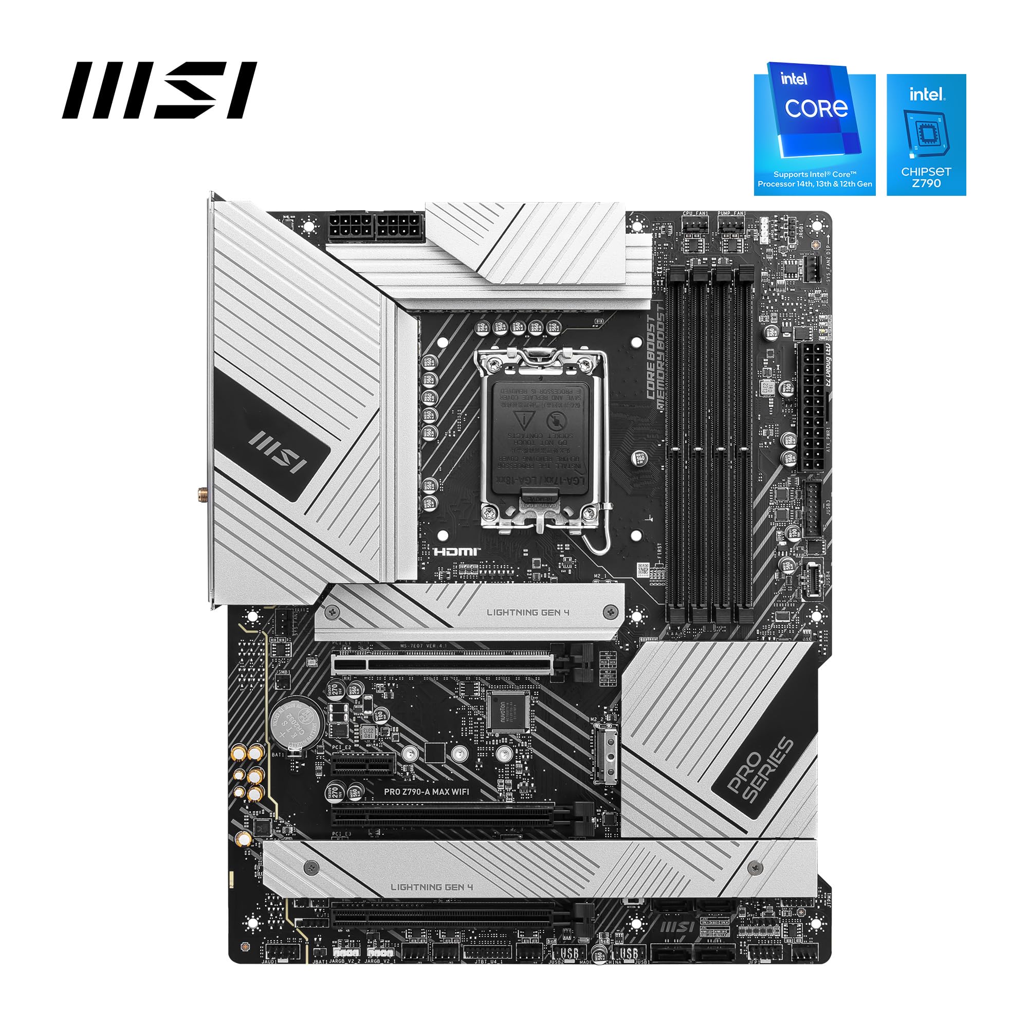 Foto 3 pulgar | Placa Madre Msi Pro Z790-a Max Wifi Proseries Atx Ddr5 - Venta Internacional