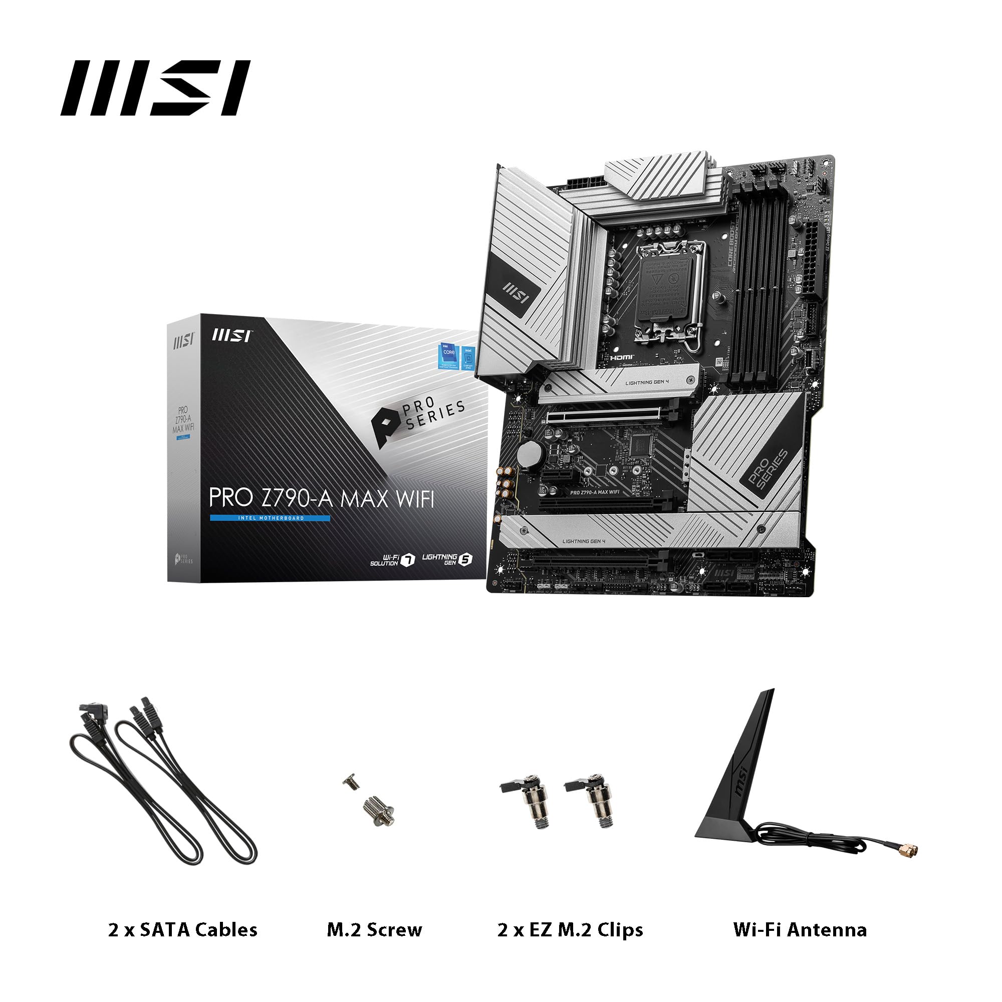 Foto 8 pulgar | Placa Madre Msi Pro Z790-a Max Wifi Proseries Atx Ddr5 - Venta Internacional