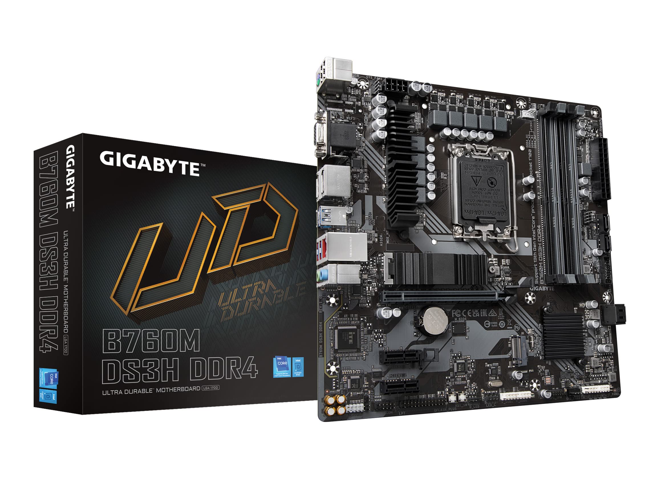 Foto 2 pulgar | Placa Madre Gigabyte B760m Ds3h Ddr4 (lga 1700/ Intel) - Venta Internacional.