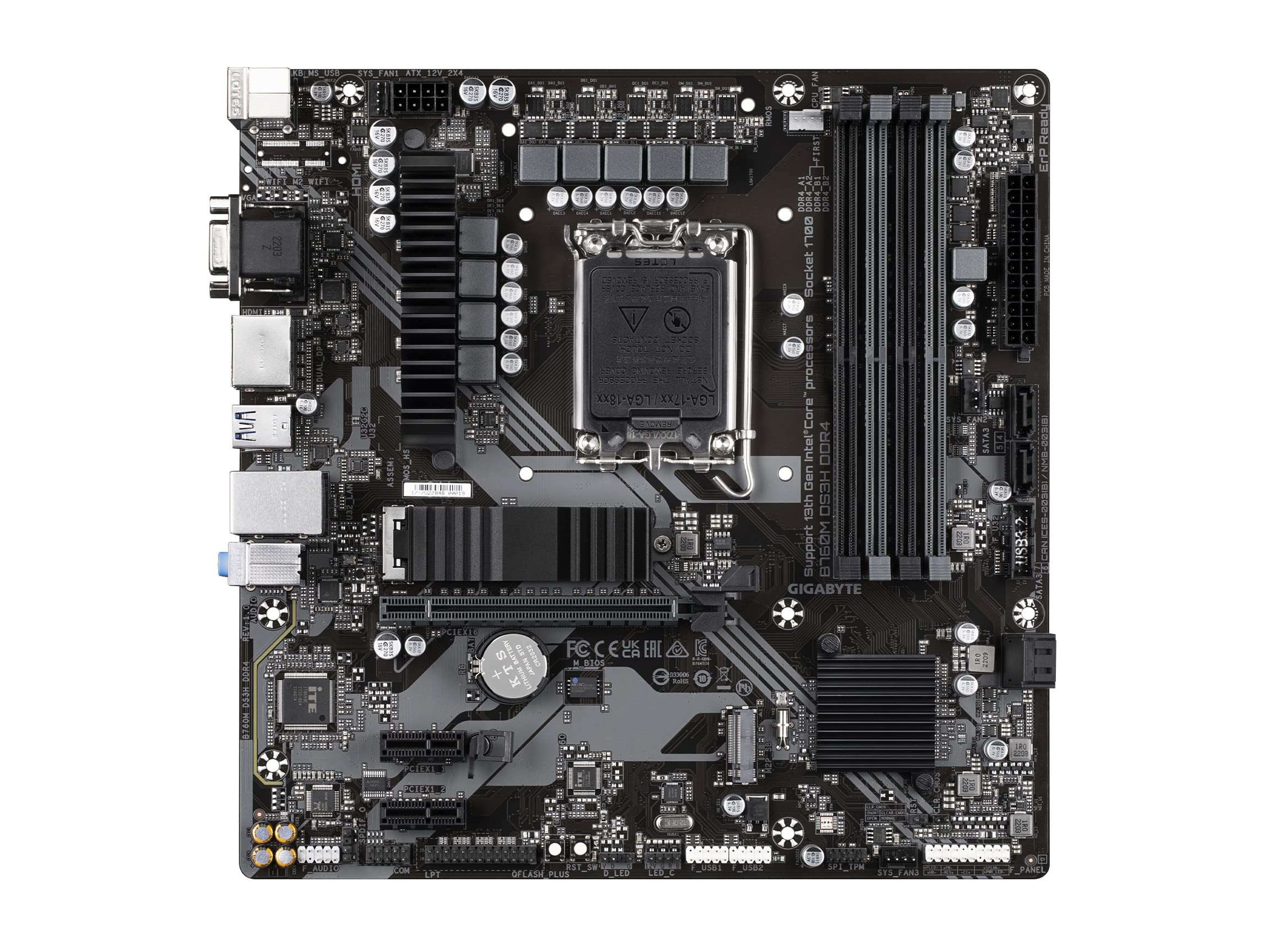 Foto 3 pulgar | Placa Madre Gigabyte B760m Ds3h Ddr4 (lga 1700/ Intel) - Venta Internacional.