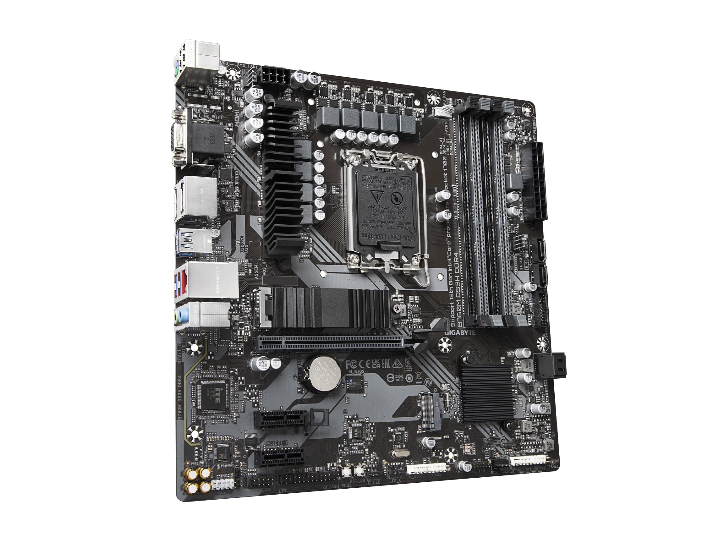 Foto 4 pulgar | Placa Madre Gigabyte B760m Ds3h Ddr4 (lga 1700/ Intel) - Venta Internacional.