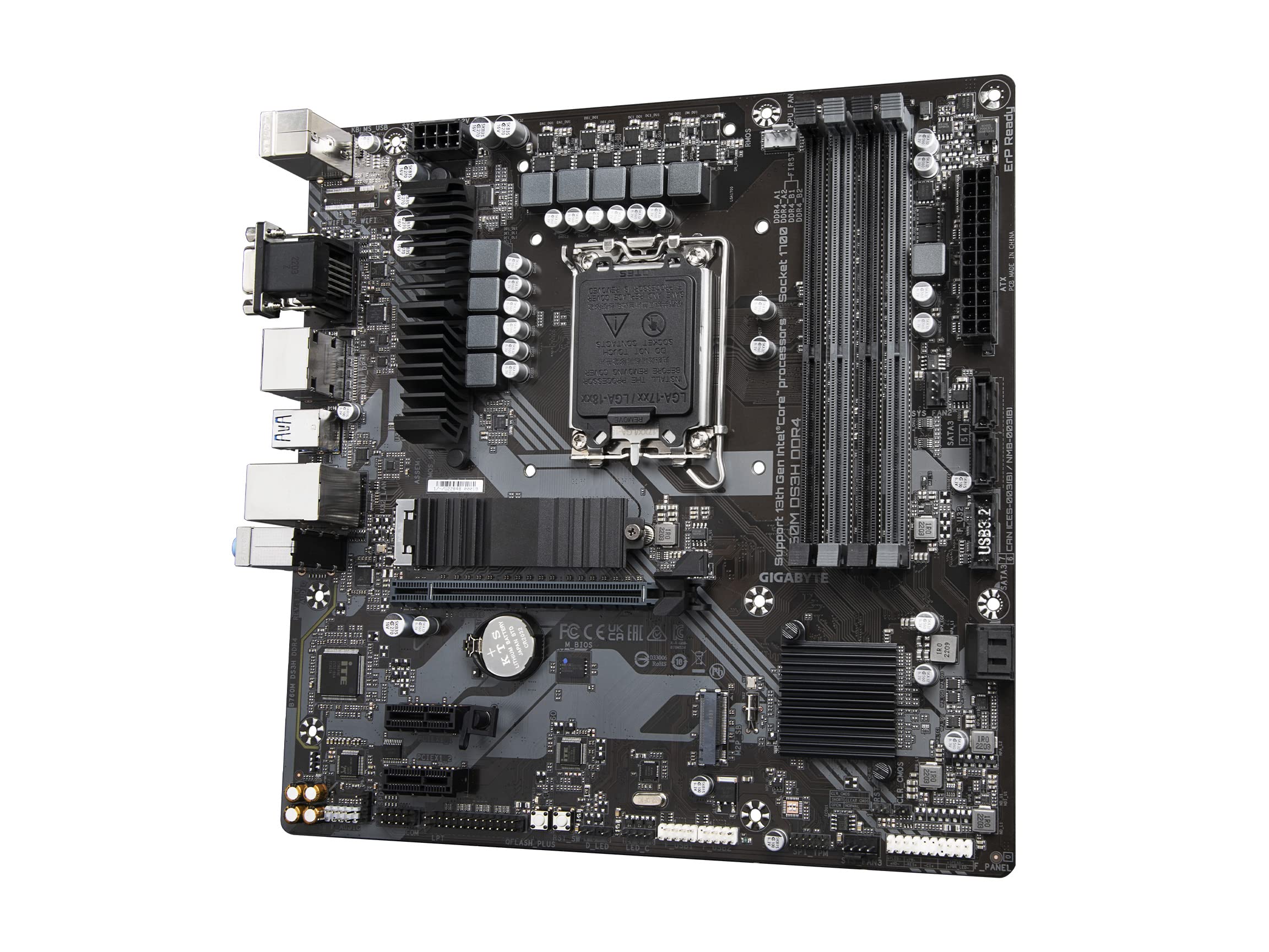 Foto 5 pulgar | Placa Madre Gigabyte B760m Ds3h Ddr4 (lga 1700/ Intel) - Venta Internacional.