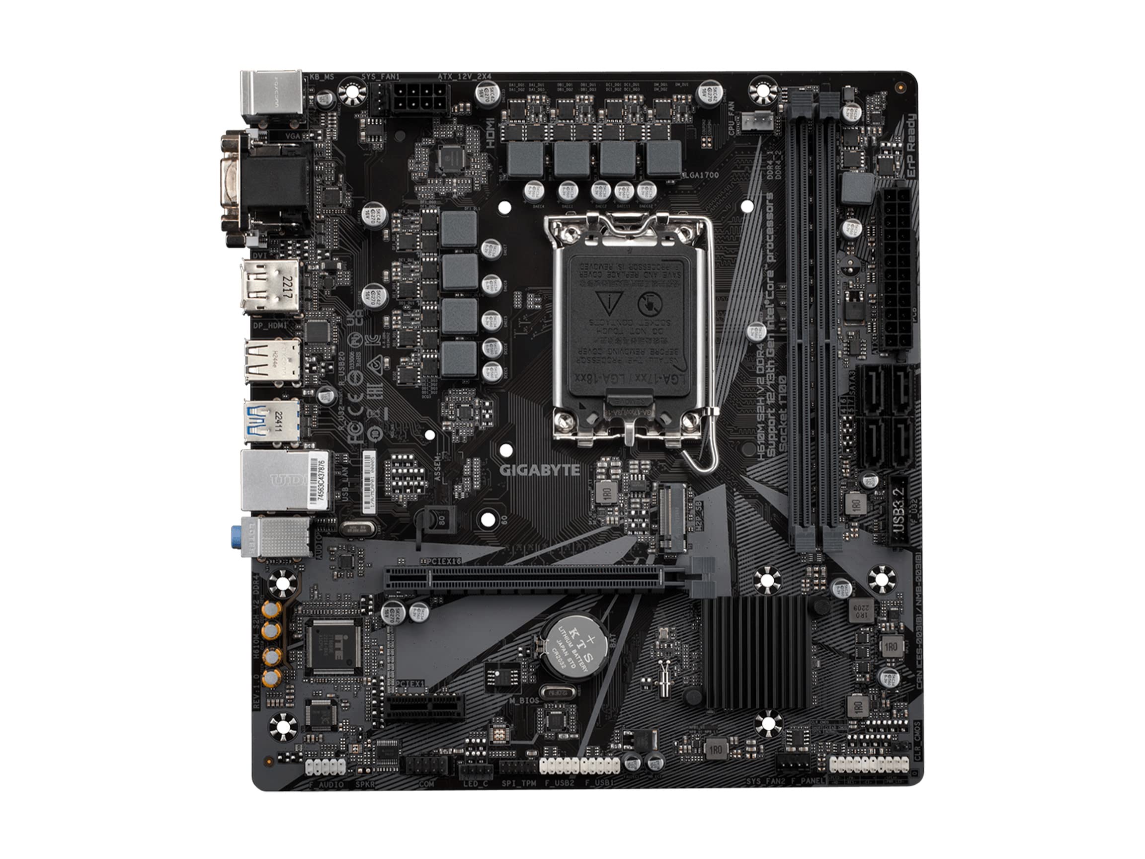 Foto 3 pulgar | Placa Madre Gigabyte H610m S2h V2 Ddr4 h610  Intel  lga 1700 - Venta Internacional
