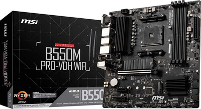 Foto 1 | Placa Madre Msi B550m Pro-vdh Wifi Serie Pro Amd Ryzen 5000 - Venta Internacional