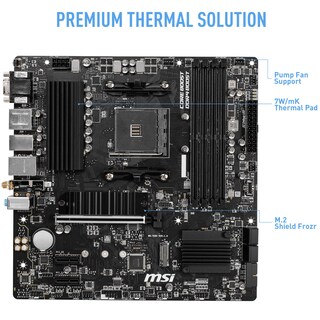 Foto 2 | Placa Madre Msi B550m Pro-vdh Wifi Serie Pro Amd Ryzen 5000 - Venta Internacional