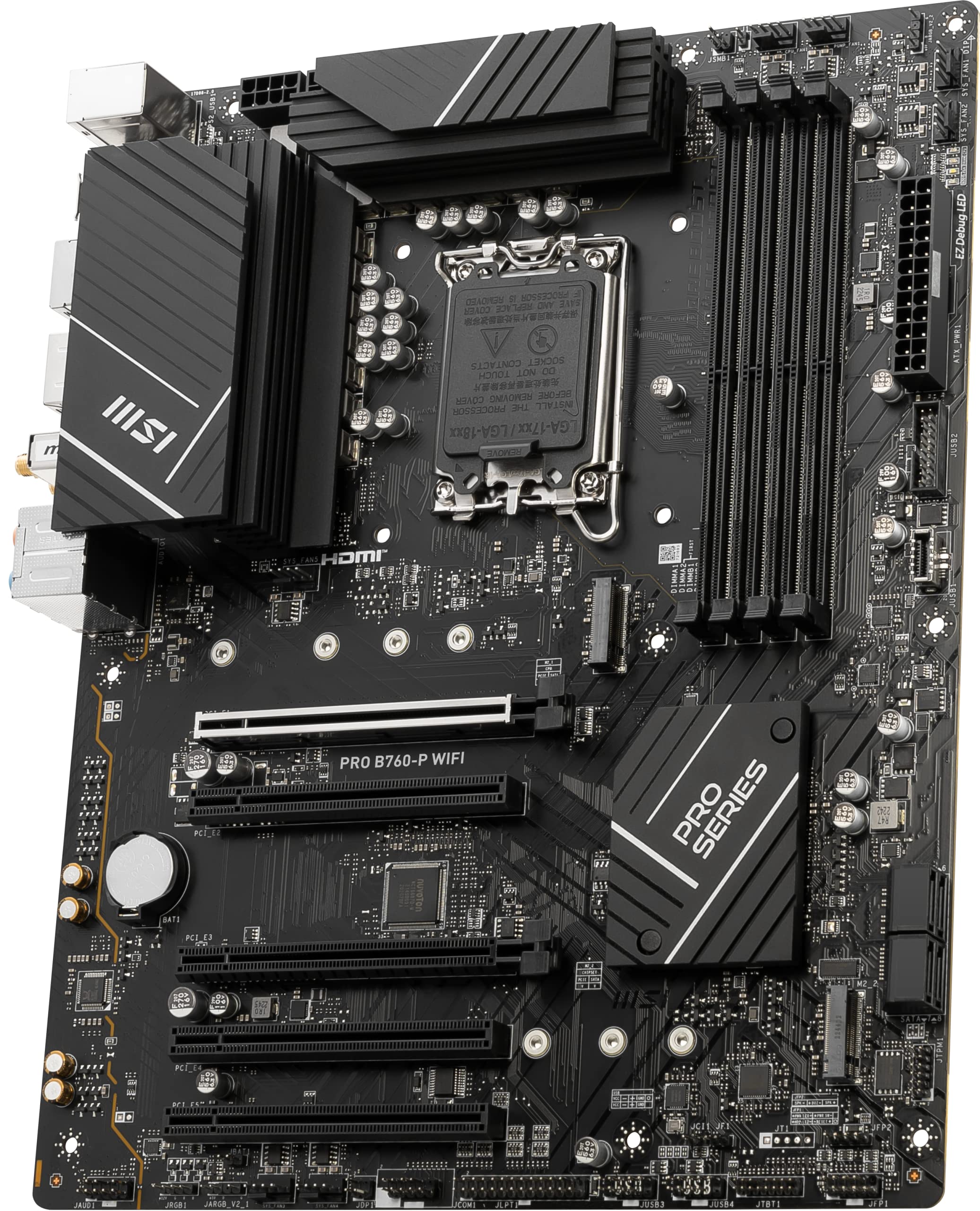 Foto 4 pulgar | Placa Madre MSI Pro B760-P Wifi Proseries LGA 1700 DDR5 ATX - Venta Internacional