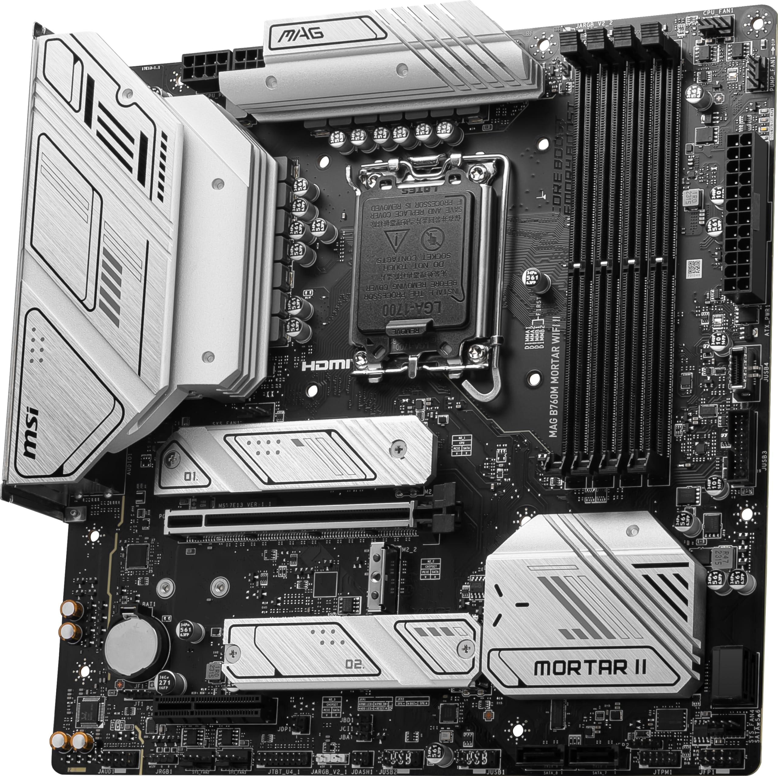 Foto 4 pulgar | Placa Madre Msi Mag B760m Mortar Wifi Ii Gaming Lga 1700 - Venta Internacional