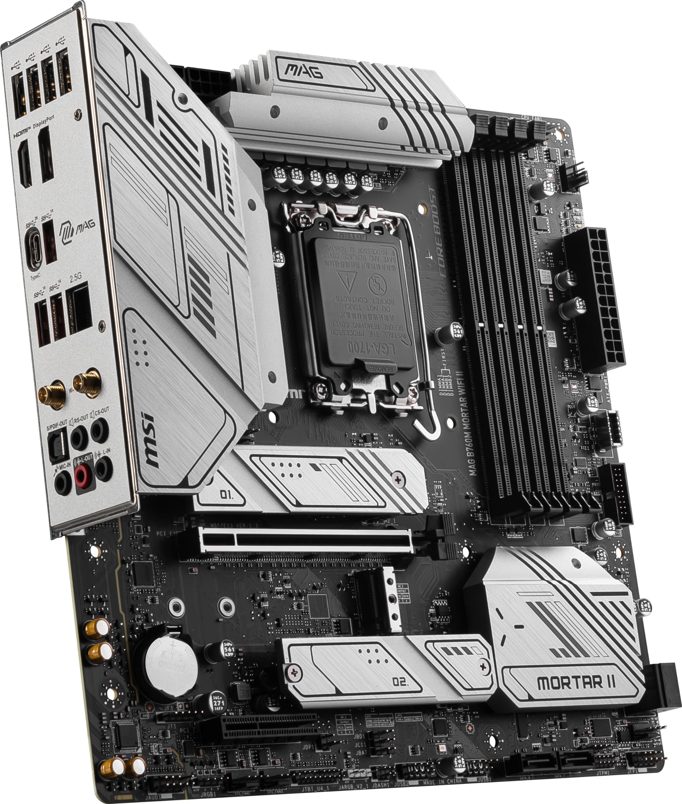 Foto 5 pulgar | Placa Madre Msi Mag B760m Mortar Wifi Ii Gaming Lga 1700 - Venta Internacional