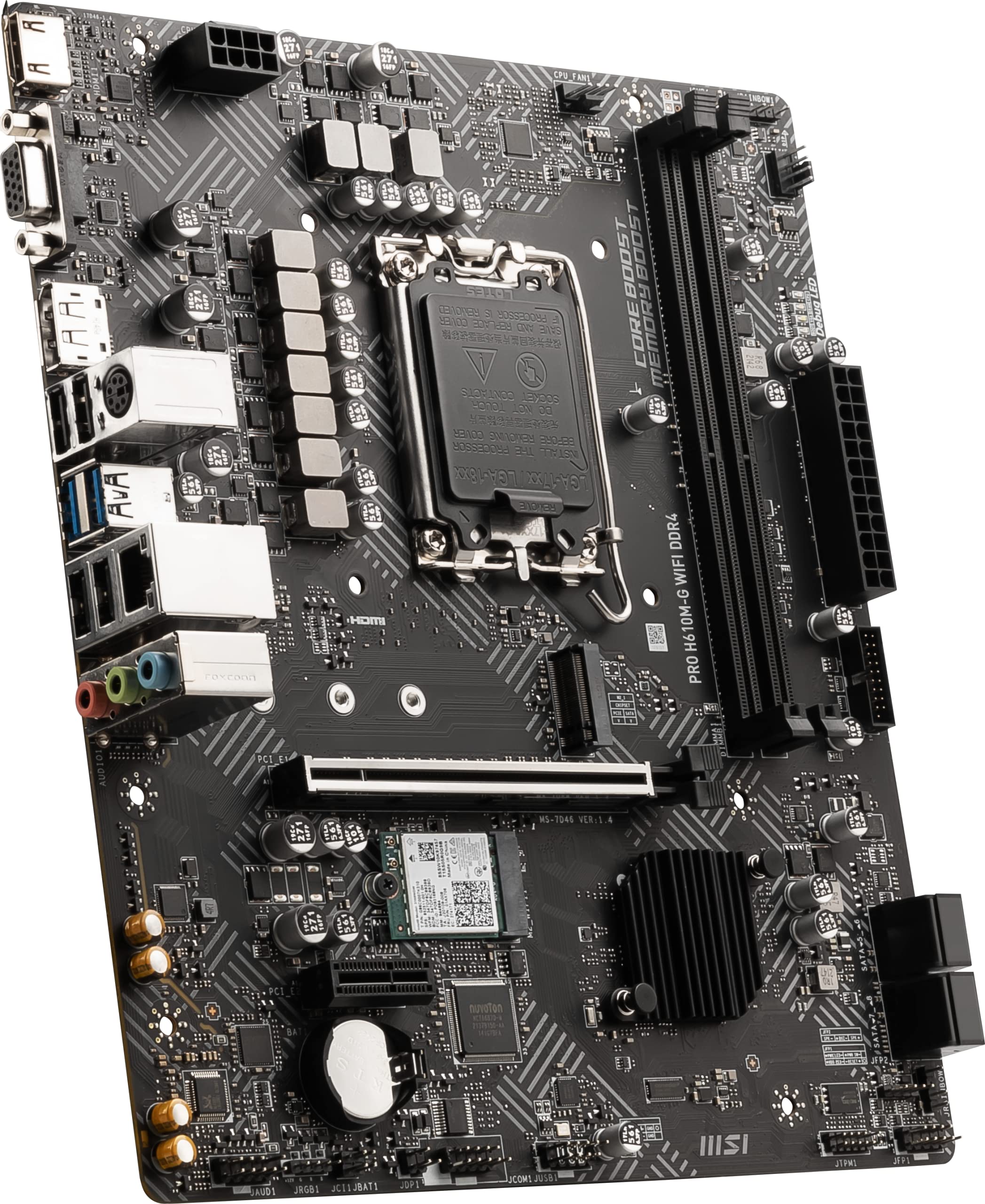 Foto 5 pulgar | Placa Madre Msi Pro H610m-g Wifi Ddr4 Proseries Matx - Venta Internacional
