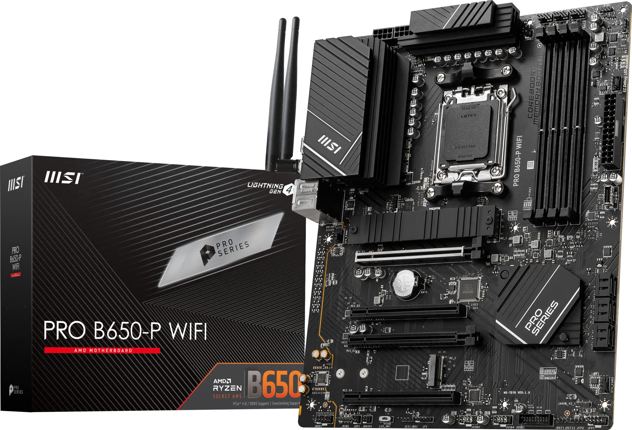 Placa Madre Msi Pro B650-p Wifi Pro Series Amd Am5 Atx Ddr5 - Venta Internacional