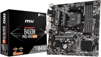 Foto 1 | Placa Madre MSI Proseries B450M Pro-VDH Max Micro-ATX - Venta Internacional