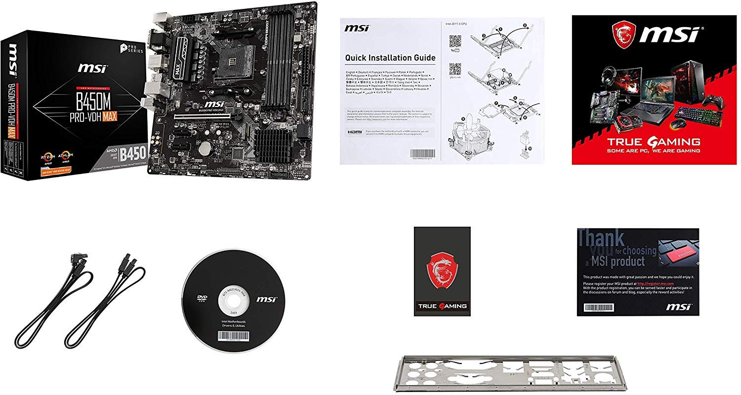 Foto 5 pulgar | Placa Madre MSI Proseries B450M Pro-VDH Max Micro-ATX - Venta Internacional