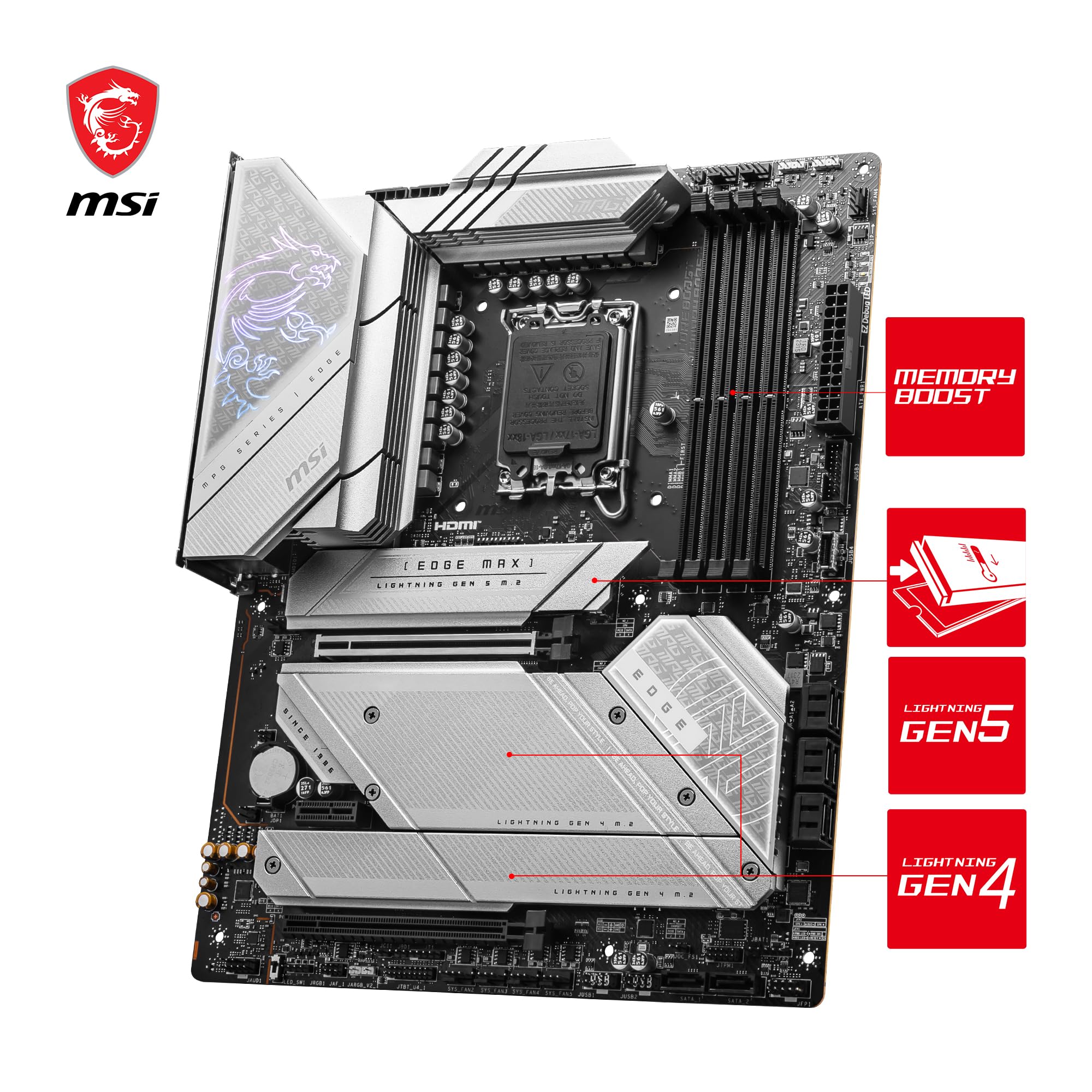 Foto 4 pulgar | Placa Madre MSI MPG Z790 Edge TI MAX WiFi Gaming ATX - Venta Internacional