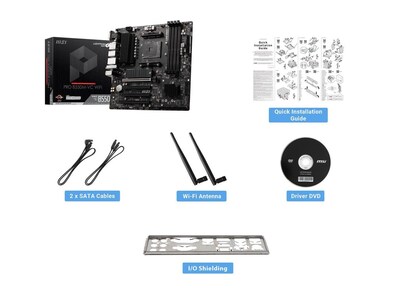 Foto 2 | Placa Madre Msi Pro B550m-vc Wifi Serie Pro Amd Ryzen 5000 - Venta Internacional