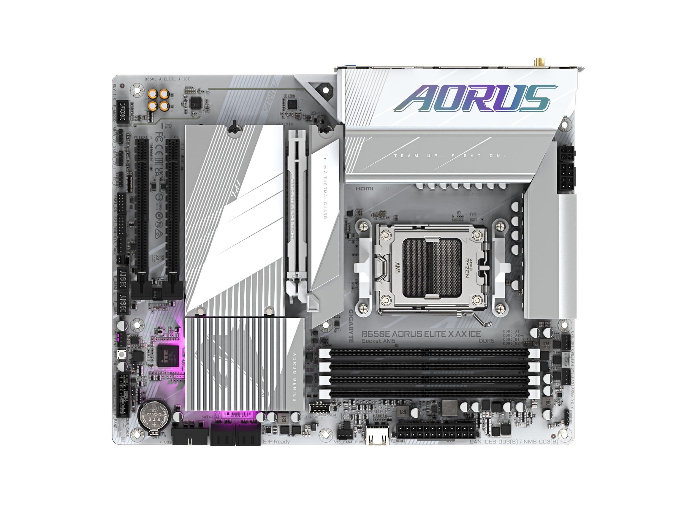 Foto 5 | Placa Madre Gigabyte B650e Aorus Elite X Ax Ice Am5 Lga 1718 - Venta Internacional.