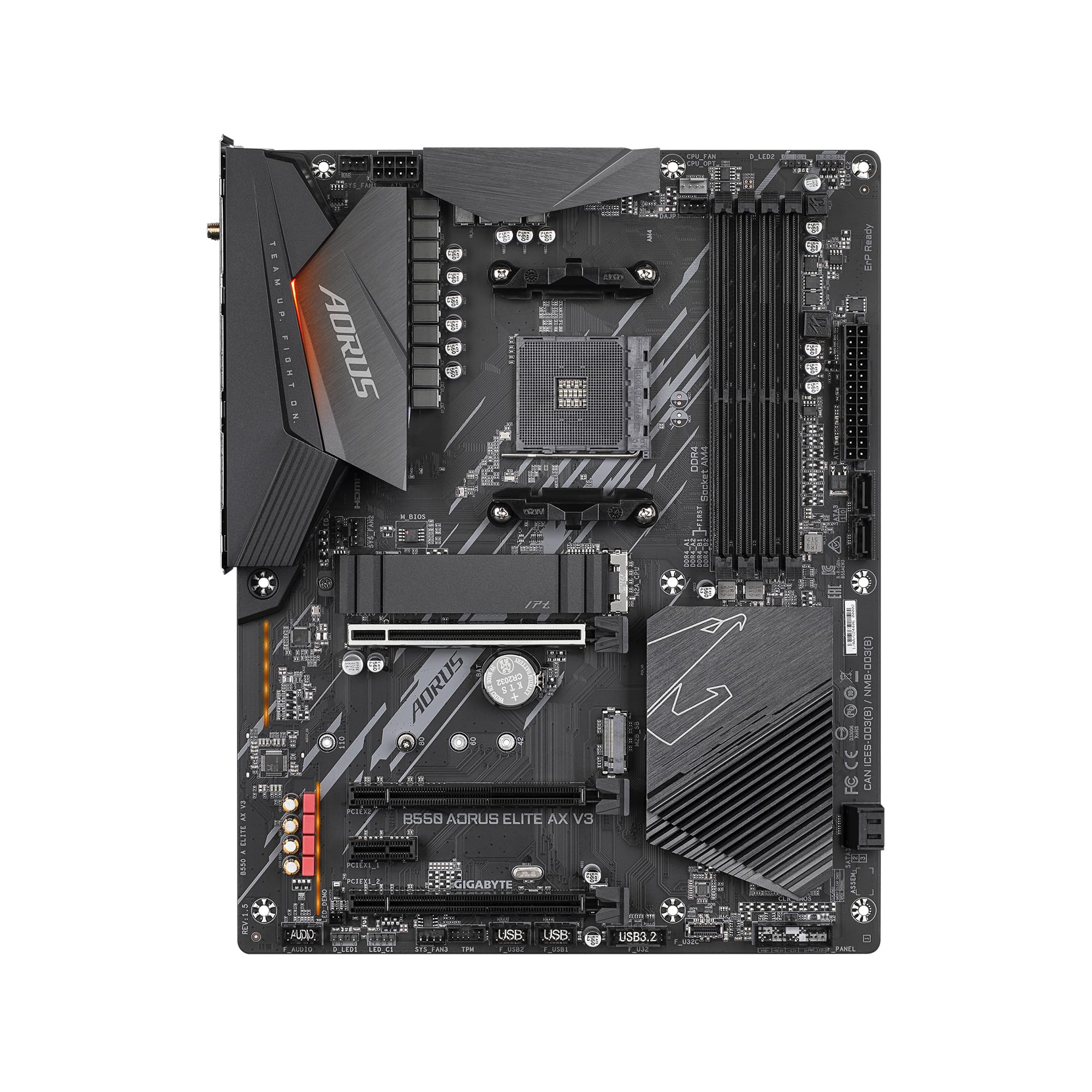 Foto 3 pulgar | Placa Madre Gigabyte B550 Aorus Elite Ax V3 Am4 Amd B550 Atx - Venta Internacional.