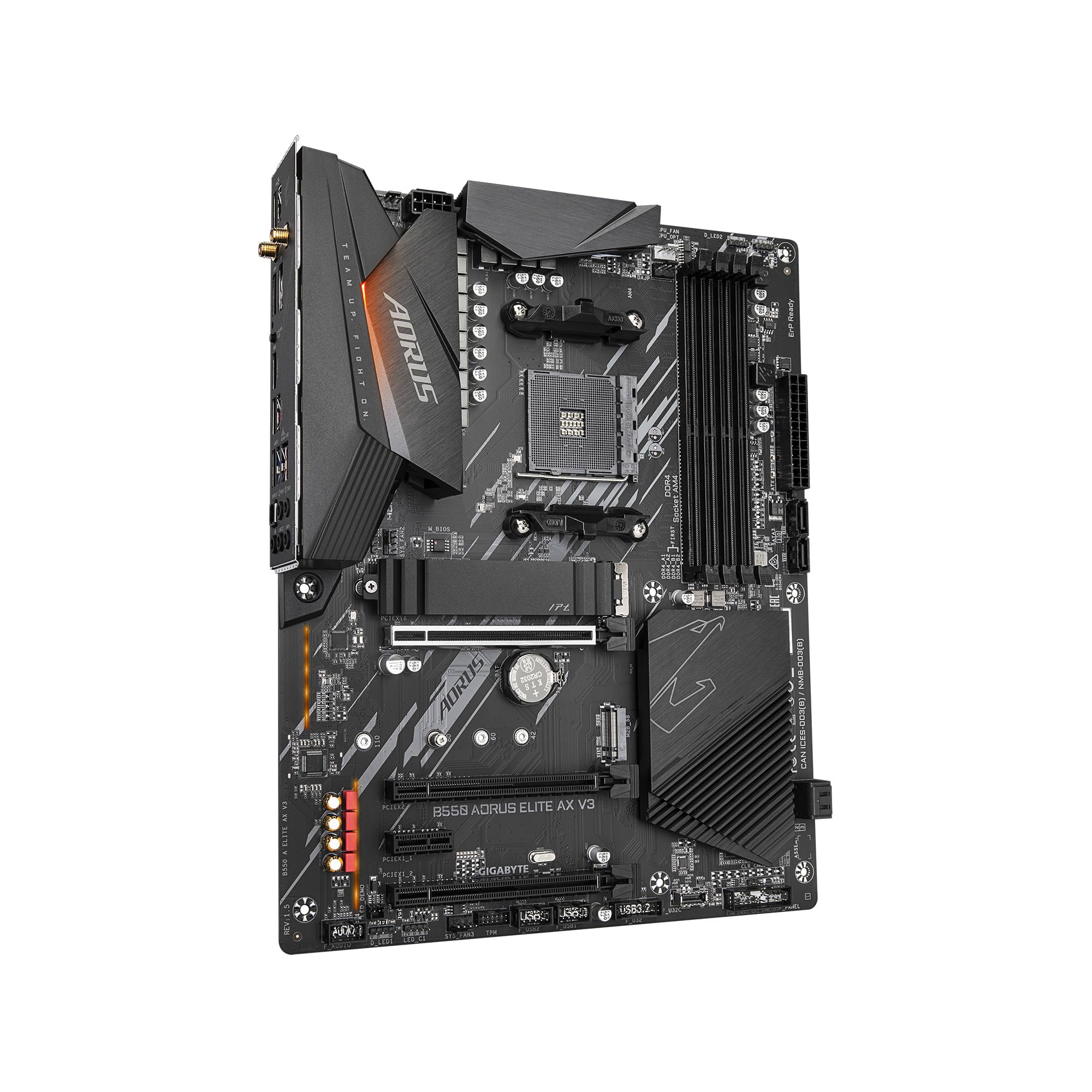 Foto 4 pulgar | Placa Madre Gigabyte B550 Aorus Elite Ax V3 Am4 Amd B550 Atx - Venta Internacional.