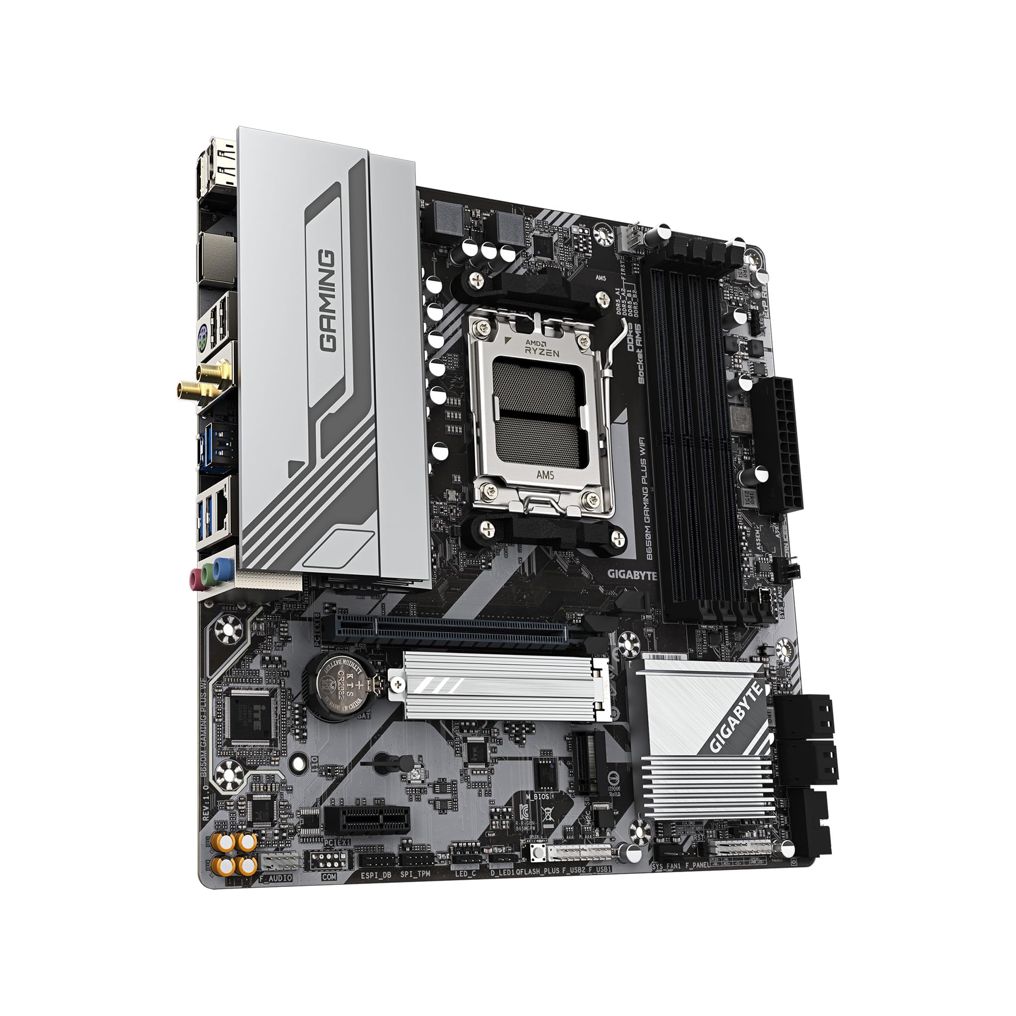 Foto 3 | Placa Madre Gigabyte B650m Gaming Plus Wifi Am5 Lga 1718 - Venta Internacional.