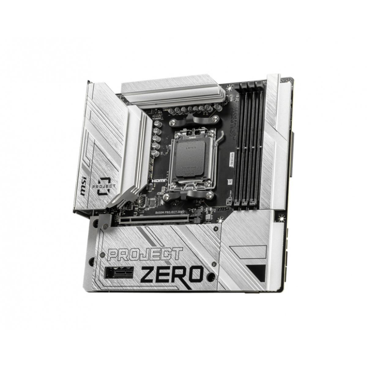 Foto 3 pulgar | Tarjeta Madre Msi Micro-atx B650m Project Zero, S-am5, Amd B650, Hdmi, 256gb Ddr5 Para Amd