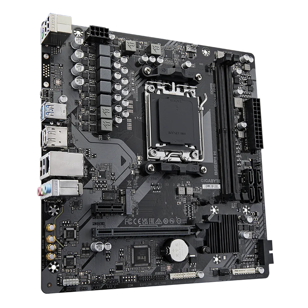 Foto 3 pulgar | Tarjeta Madre Gigabyte Micro Atx B650m H, S-am5, Amd B650, 96gb Ddr5 Para Amd