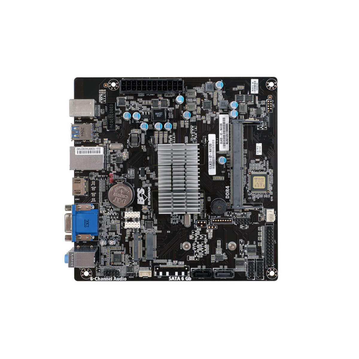 Tarjeta Madre Ecs Mini-itx Glkd-i2, S-1090, Intel Celeron N4020 Integrada, Hdmi, 8gb Ddr4 Para Intel