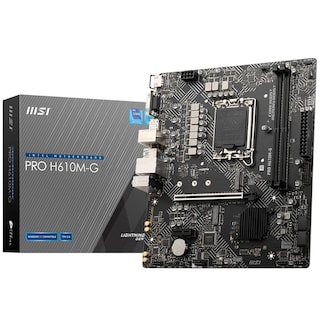 Foto 1 | Tarjeta Madre Msi Pro H610m-g Lga 1700 2x Ddr5 M.2 Pcie 4.0 Micro Atx