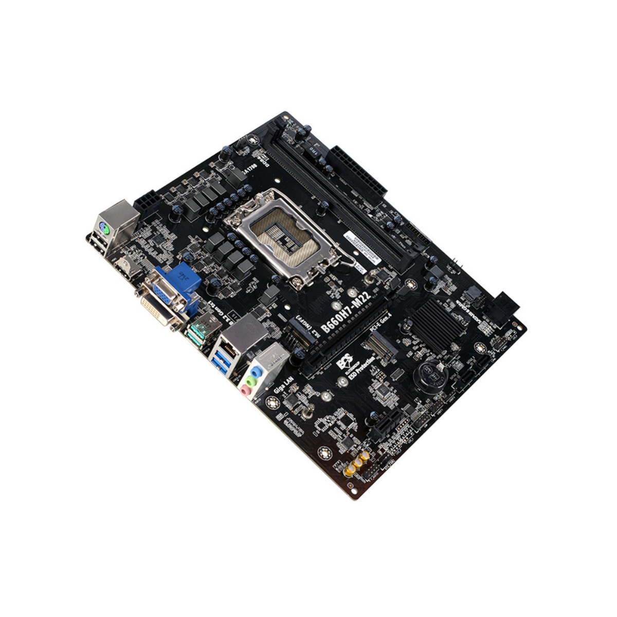 Foto 2 | Tarjeta Madre Ecs Micro Atx B660h7-m22, S-1700, Intel B660, Hdmi, 64gb Ddr4 Para Intel