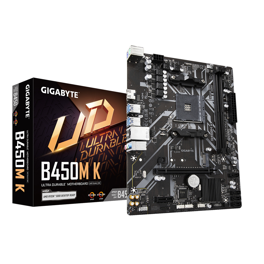 Foto 2 pulgar | Tarjeta Madre Gigabyte Micro-atx B450m K, S-am4, Amd B450, Hdmi, 64gb Ddr4 Para Amd