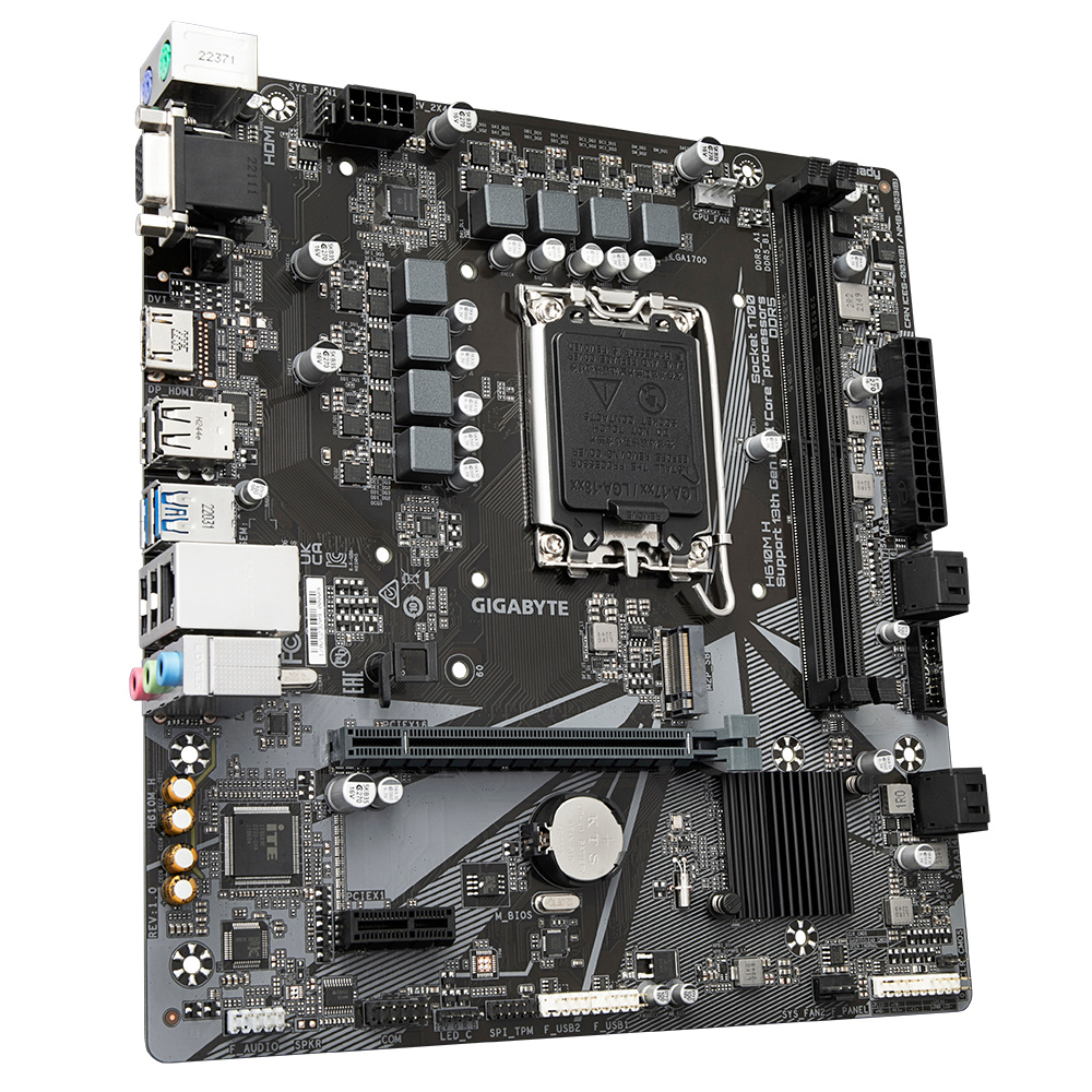 Foto 4 pulgar | Tarjeta Madre Gigabyte Micro-atx H610m H, S-1700, Intel H610, Hdmi, 64gb Ddr5 Para Intel
