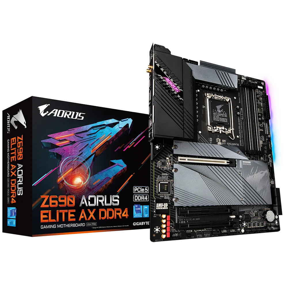 Foto 2 pulgar | Tarjeta Madre Aorus Atx Z690 A Elite Ax, S-1700, Intel Z690, Hdmi, 128gb Ddr4 Para Intel