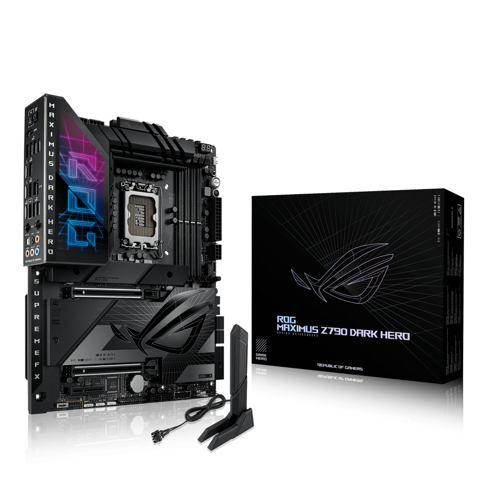 Tarjeta Madre Asus Atx Rog Maximus Z790 Dark Hero, S-1700, Intel Z790, Hdmi, 192gb Ddr5 Para Intel