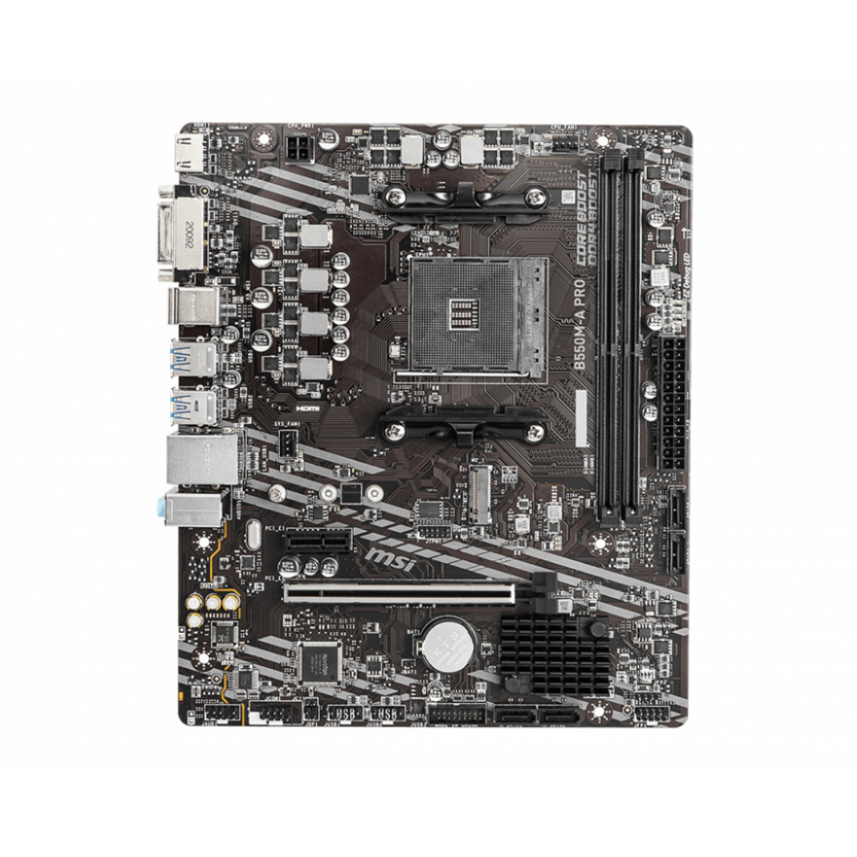 Tarjeta Madre Msi Micro-atx B550m-a Pro, S-am4, Amd B550, Hdmi, 64gb Ddr4 Para Amd