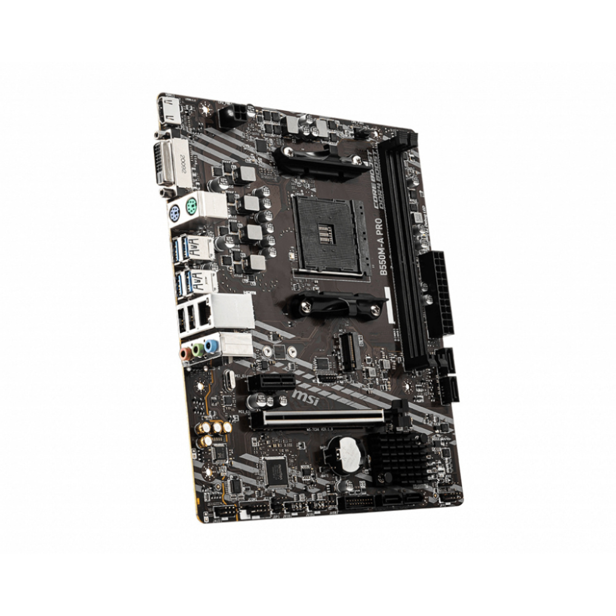 Foto 3 pulgar | Tarjeta Madre Msi Micro-atx B550m-a Pro, S-am4, Amd B550, Hdmi, 64gb Ddr4 Para Amd