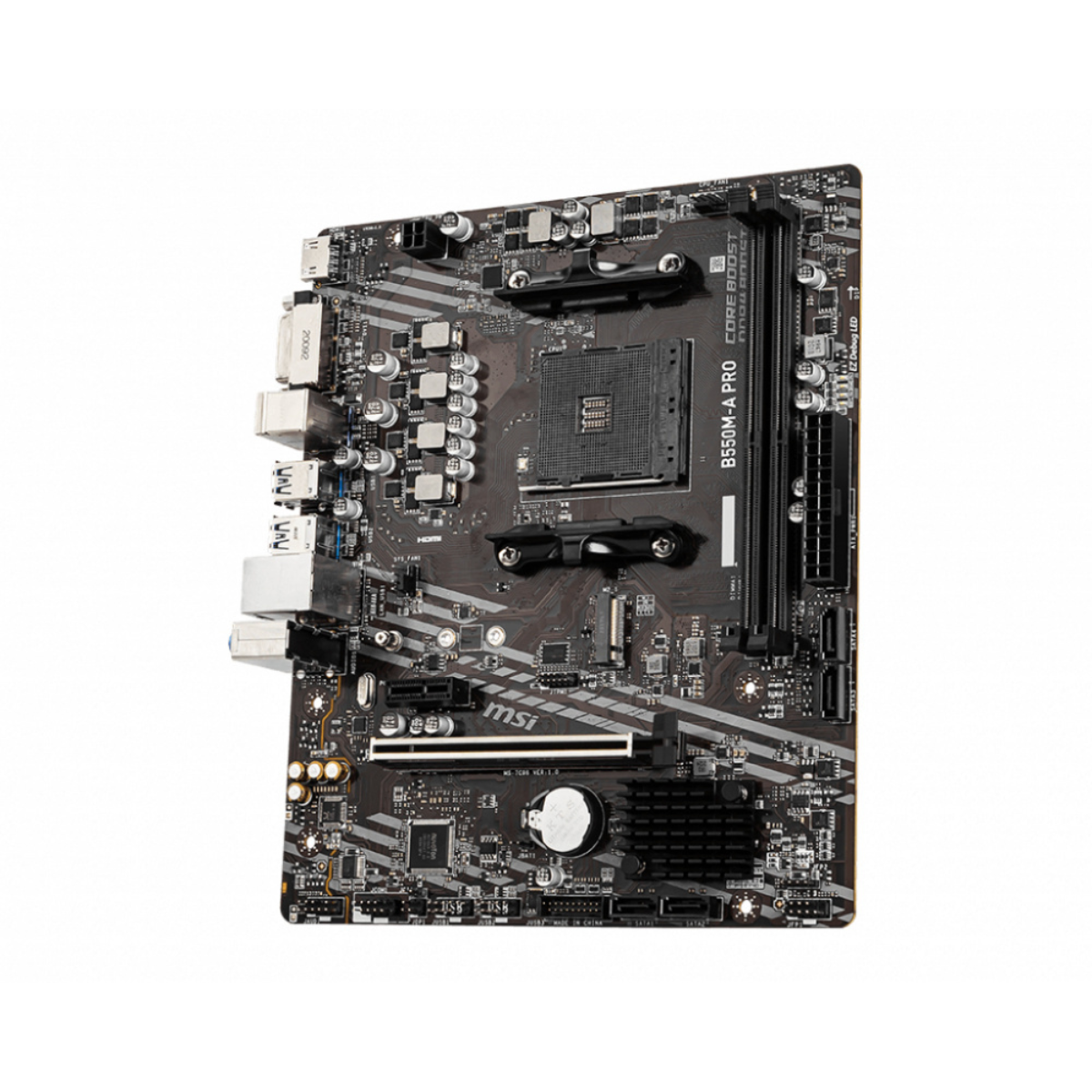 Foto 4 pulgar | Tarjeta Madre Msi Micro-atx B550m-a Pro, S-am4, Amd B550, Hdmi, 64gb Ddr4 Para Amd