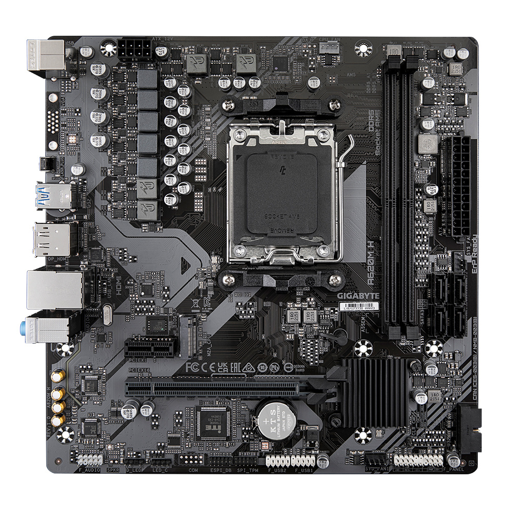 Foto 3 pulgar | Tarjeta Madre Gigabyte Micro-atx A620m H, S-am5, Amd A620, Hdmi, 96gb Ddr5 Para Amd