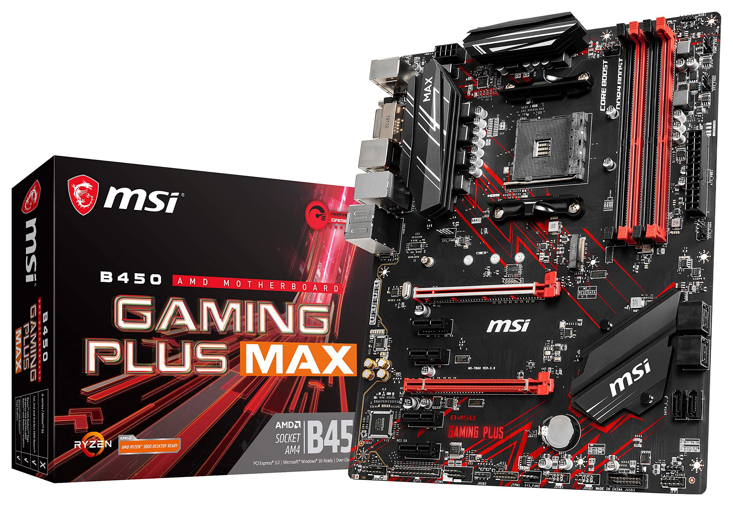 Placa Madre Msi B450 Gaming Plus Max Am4 Ddr4 M.2 Usb 3 - Venta Internacional.