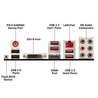 Foto 3 | Placa Madre Msi B450 Gaming Plus Max Am4 Ddr4 M.2 Usb 3 - Venta Internacional.