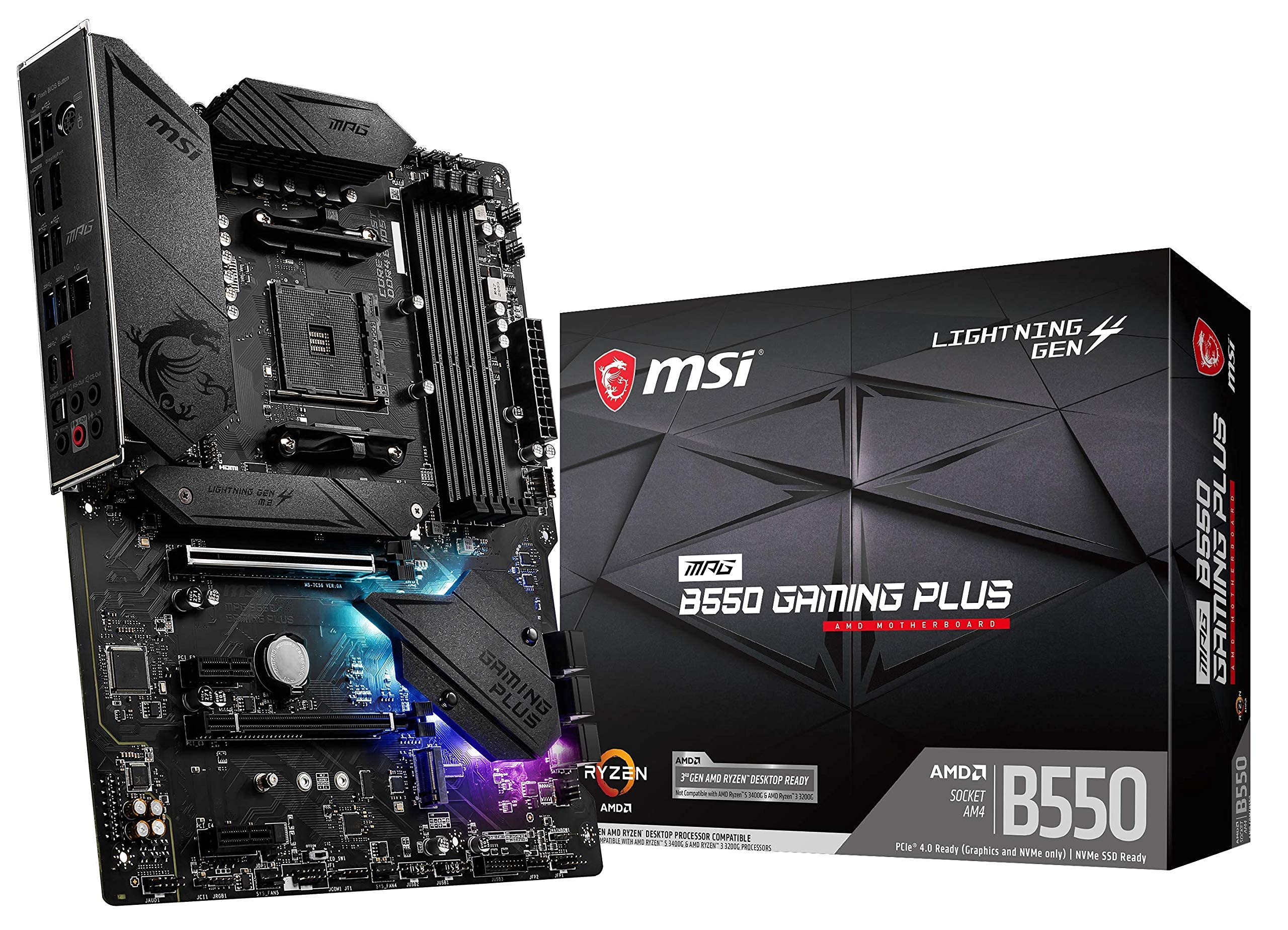 Placa Madre Msi Mpg B550 Gaming Plus Amd Am4 Ddr4 Atx - Venta Internacional. $3,132
