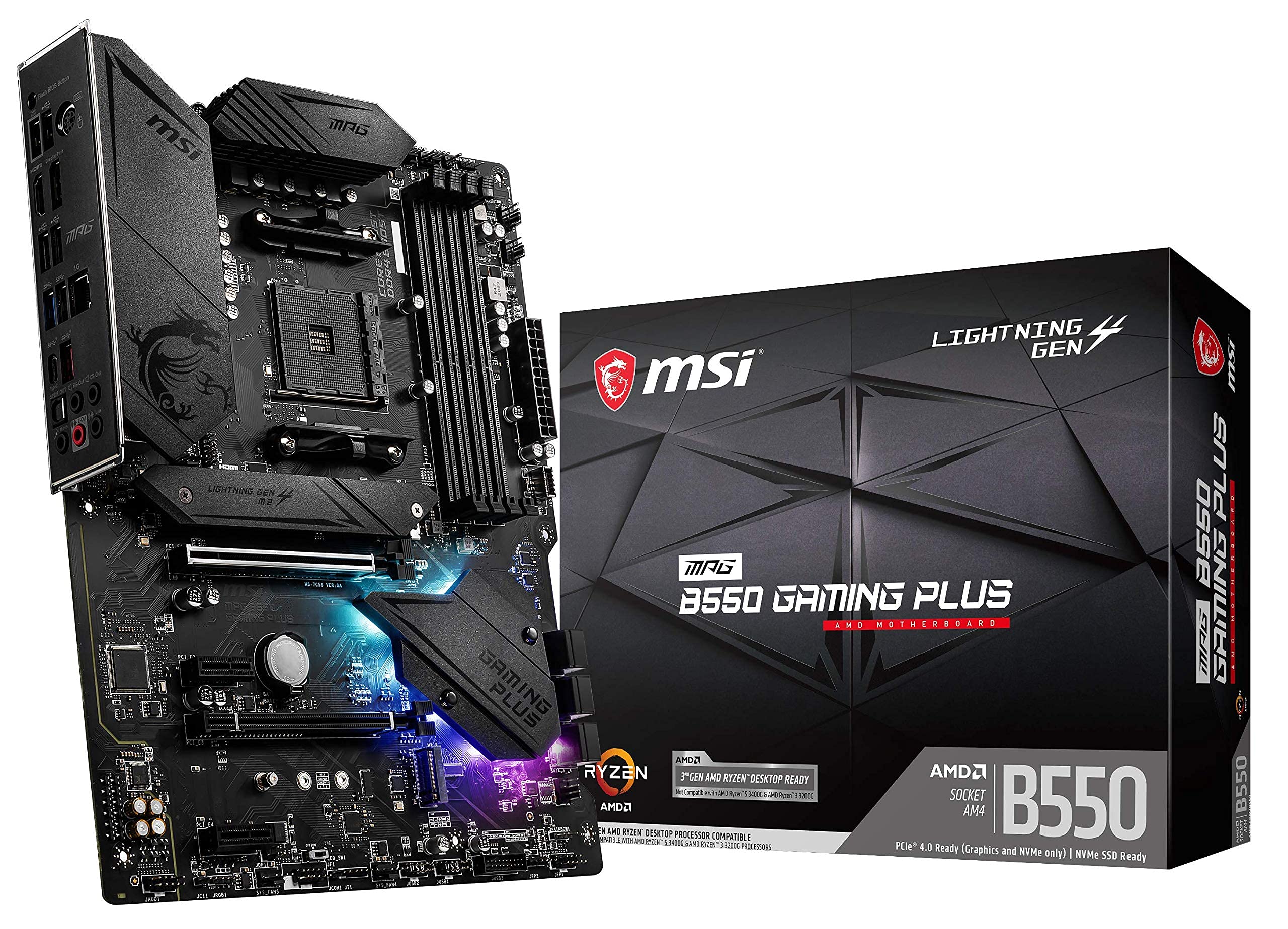 Placa Madre Msi Mpg B550 Gaming Plus Amd Am4 Ddr4 Atx - Venta Internacional.