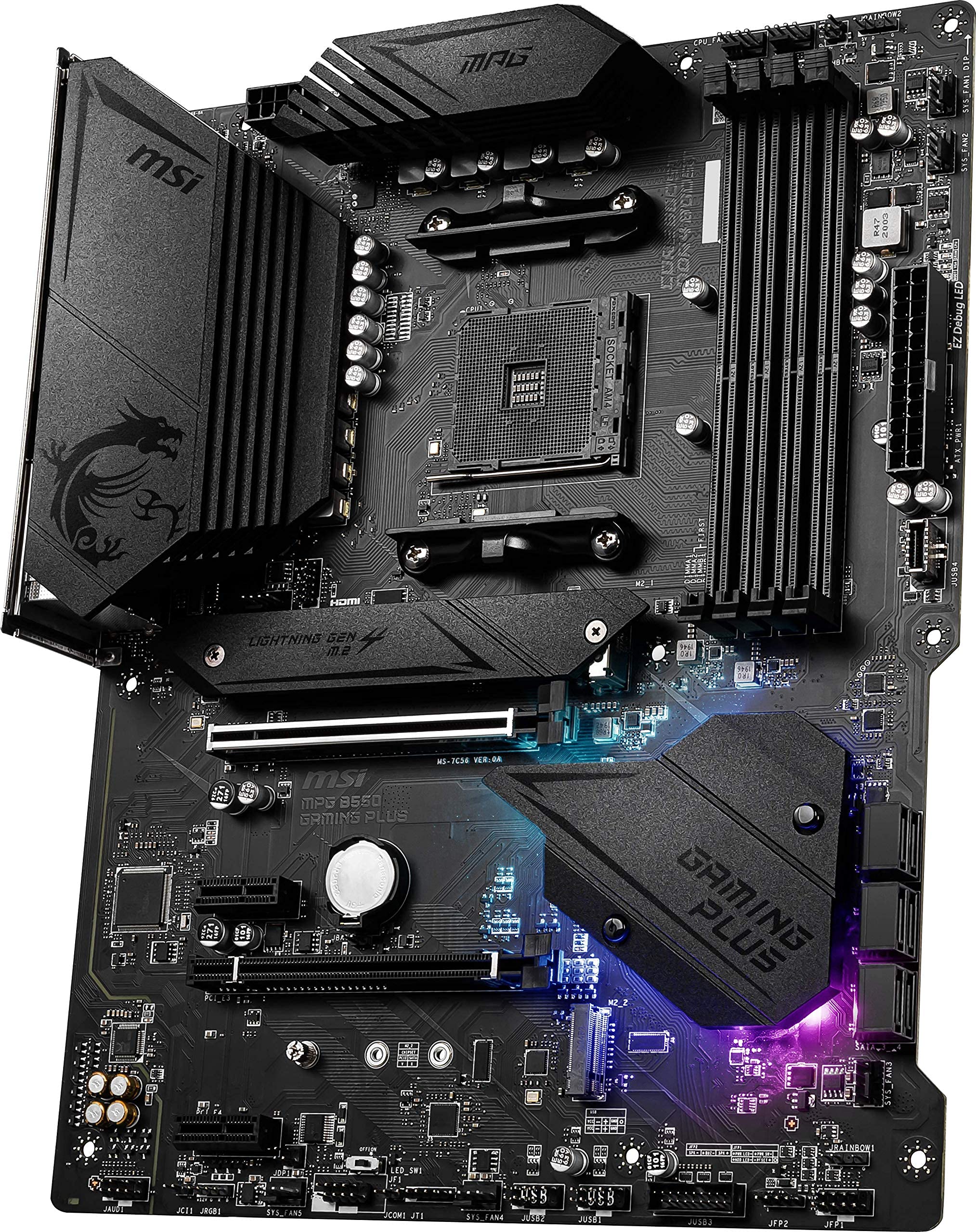 Foto 5 pulgar | Placa Madre Msi Mpg B550 Gaming Plus Amd Am4 Ddr4 Atx - Venta Internacional.
