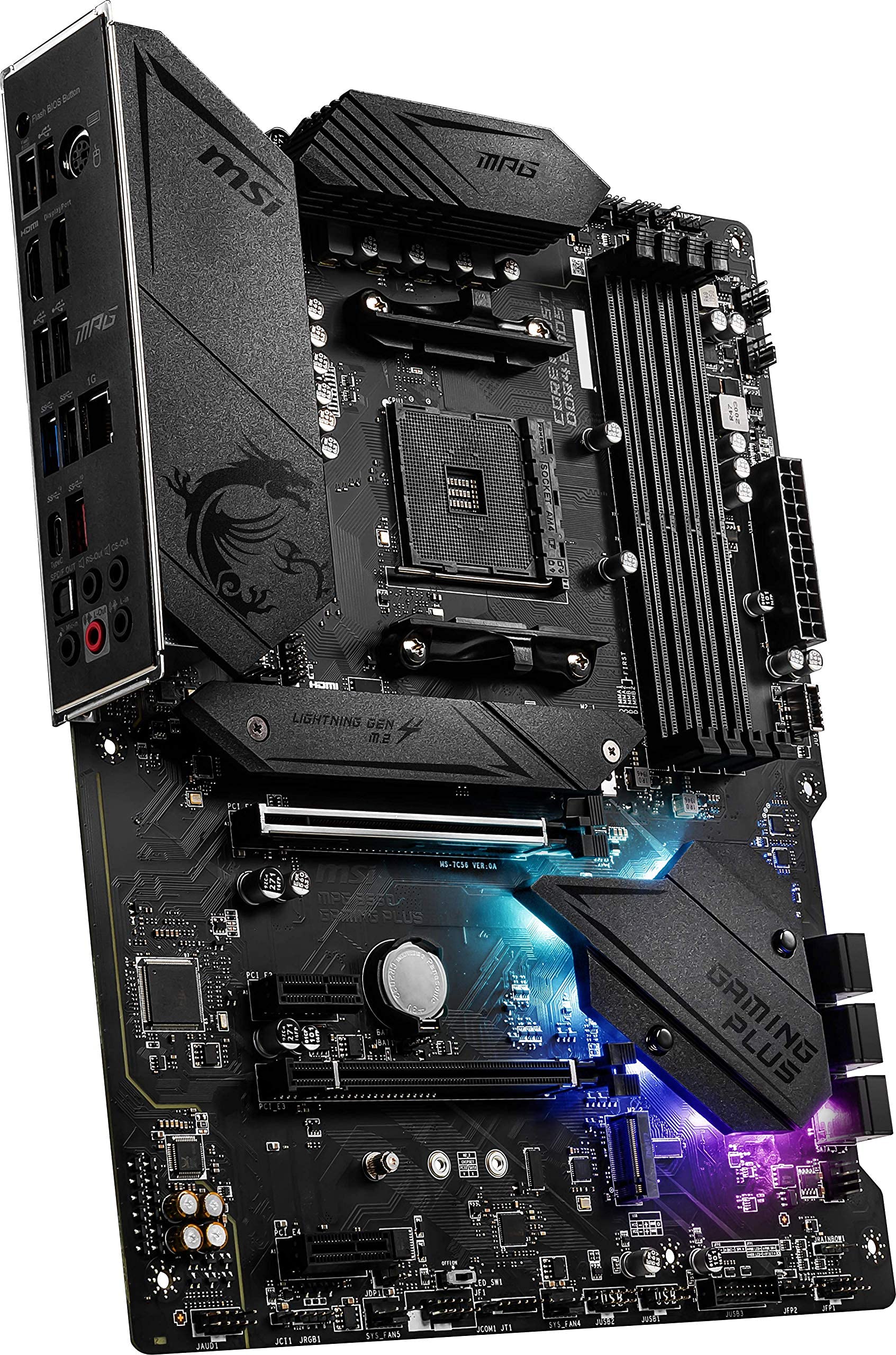 Foto 7 pulgar | Placa Madre Msi Mpg B550 Gaming Plus Amd Am4 Ddr4 Atx - Venta Internacional.