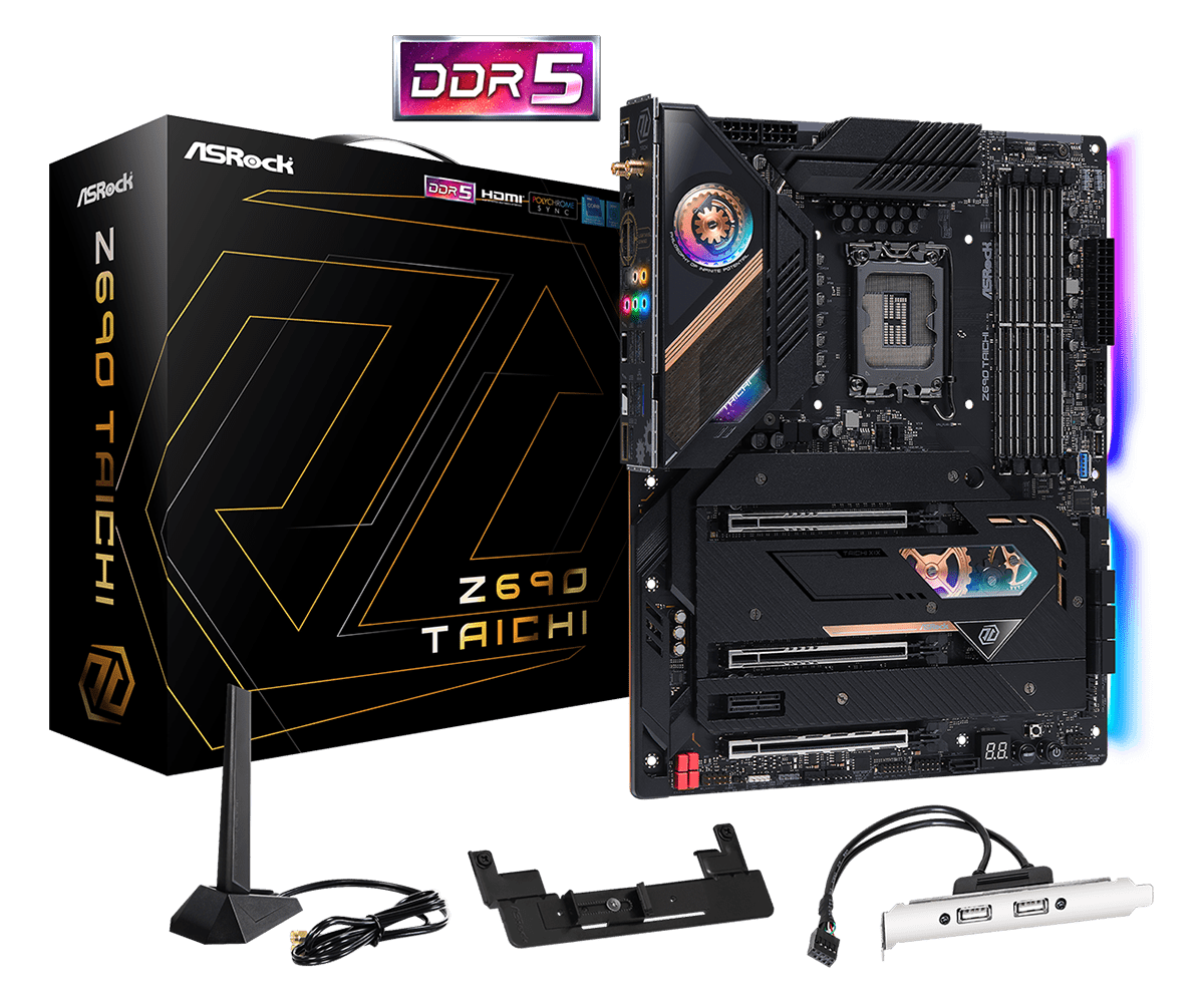 Tarjeta Madre Asrock Z690 Taichi 1700 Ddr5 Atx