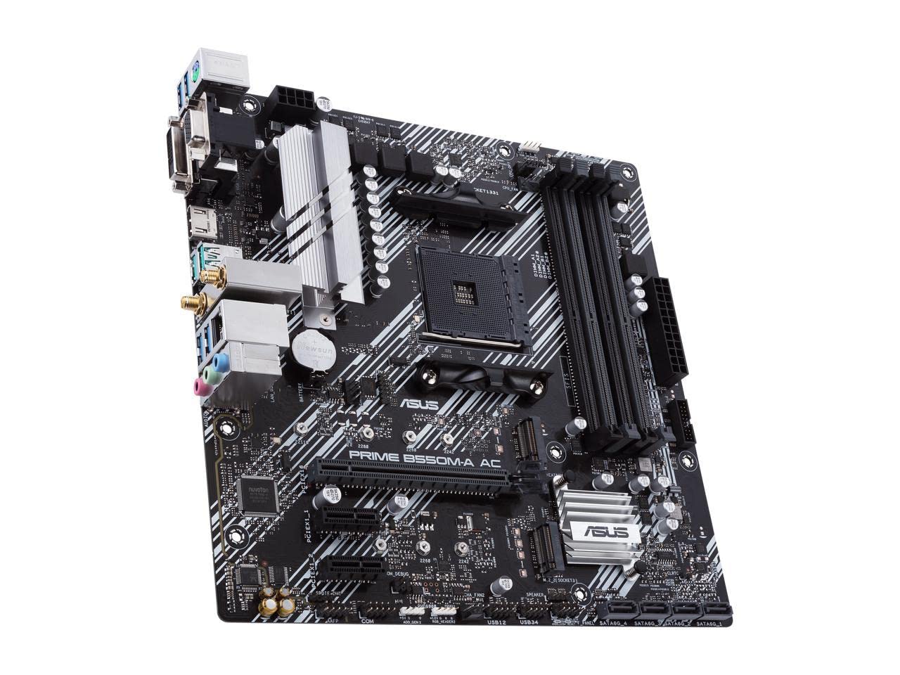 Foto 5 pulgar | Placa Madre Asus Prime B550m-a Ac Amd Am4 Ryzen De Tercera Generación - Venta Internacional.
