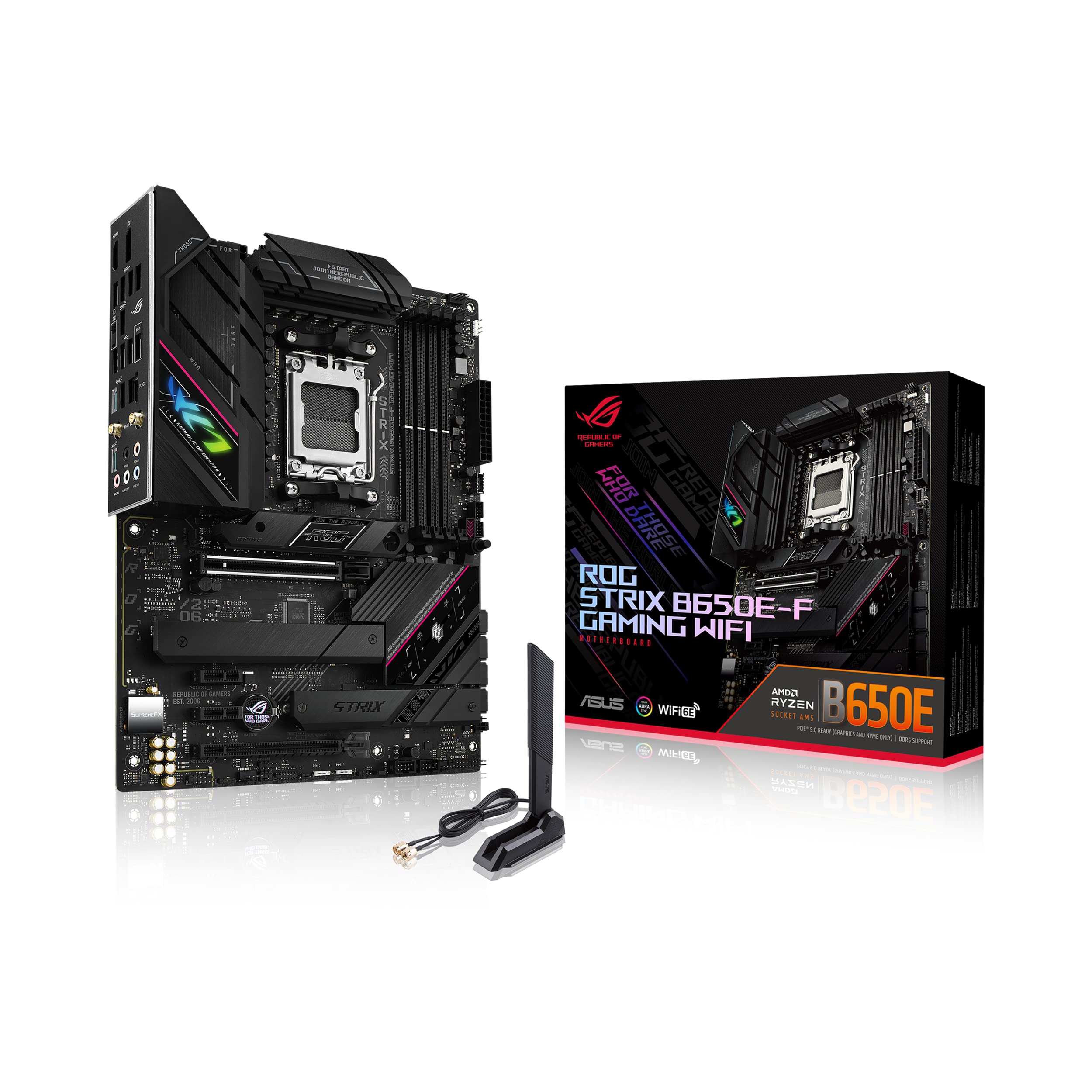 Foto 2 pulgar | Placa Base Asus Rog Strix B650e-f Gaming Wifi Amd B650 Am5 - Venta Internacional.