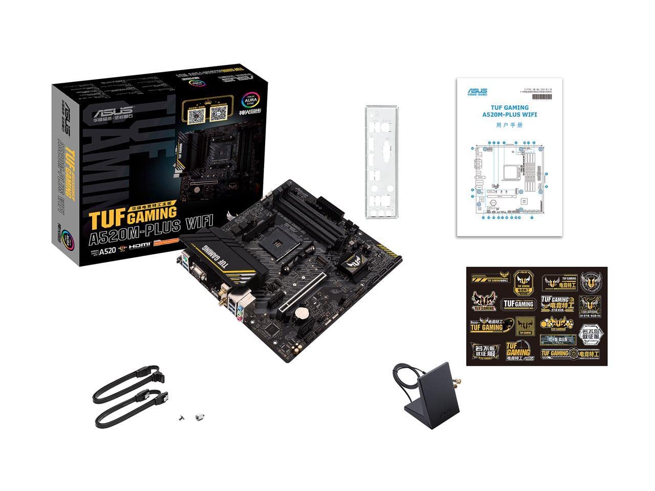 Foto 4 pulgar | Placa Madre Asus Tuf Gaming A520m-plus (wifi) Amd Am4 - Venta Internacional.