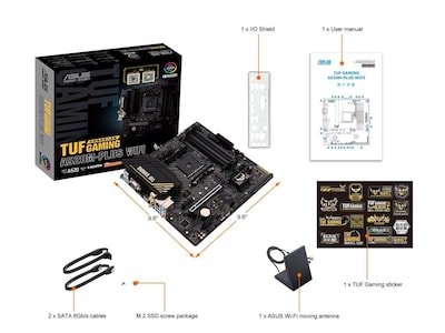 Foto 4 | Placa Madre Asus Tuf Gaming A520m-plus (wifi) Amd Am4 - Venta Internacional.
