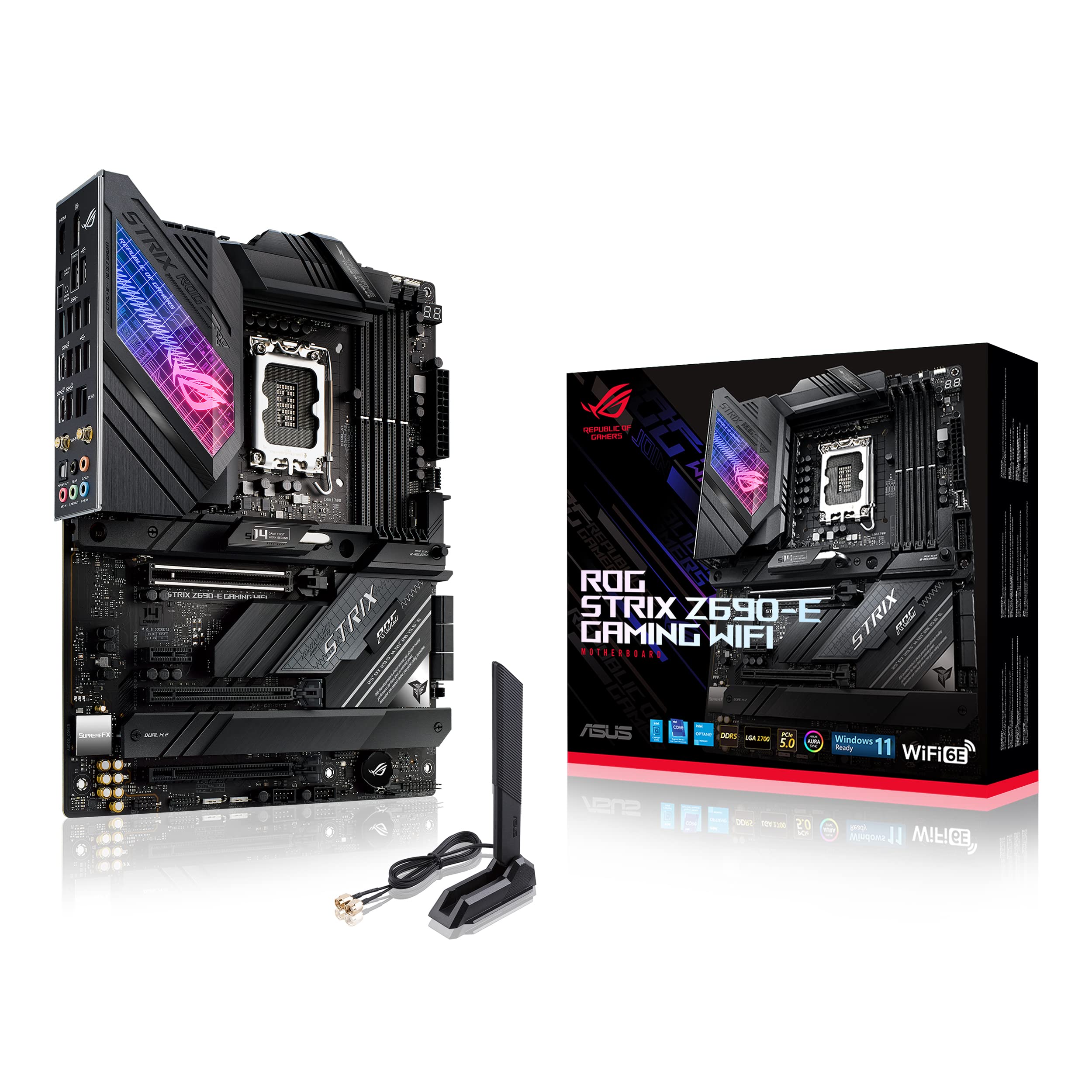 Foto 2 pulgar | Placa Madre Asus Rog Strix Z690-e Gaming Wifi 6e Lga 1700 - Venta Internacional.