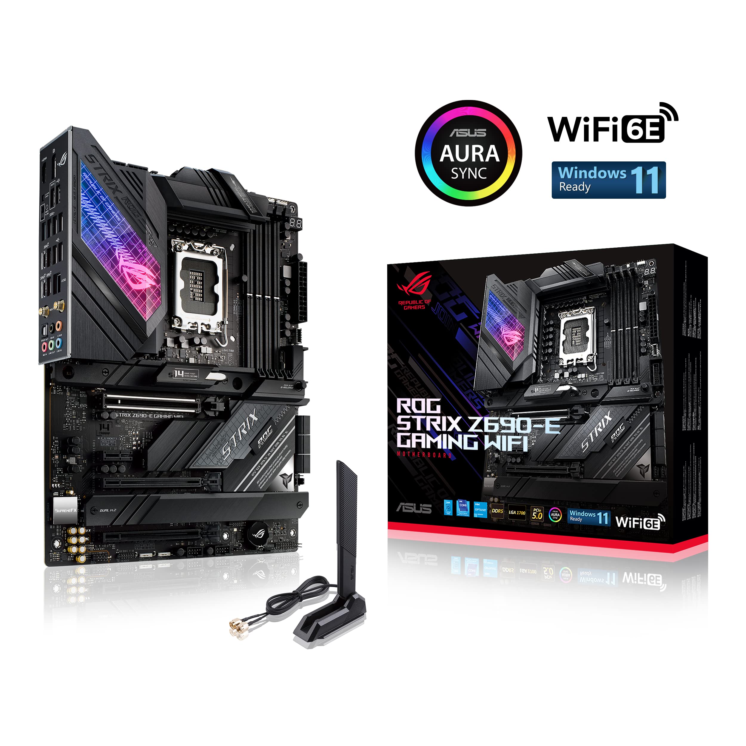 Foto 3 pulgar | Placa Madre Asus Rog Strix Z690-e Gaming Wifi 6e Lga 1700 - Venta Internacional.