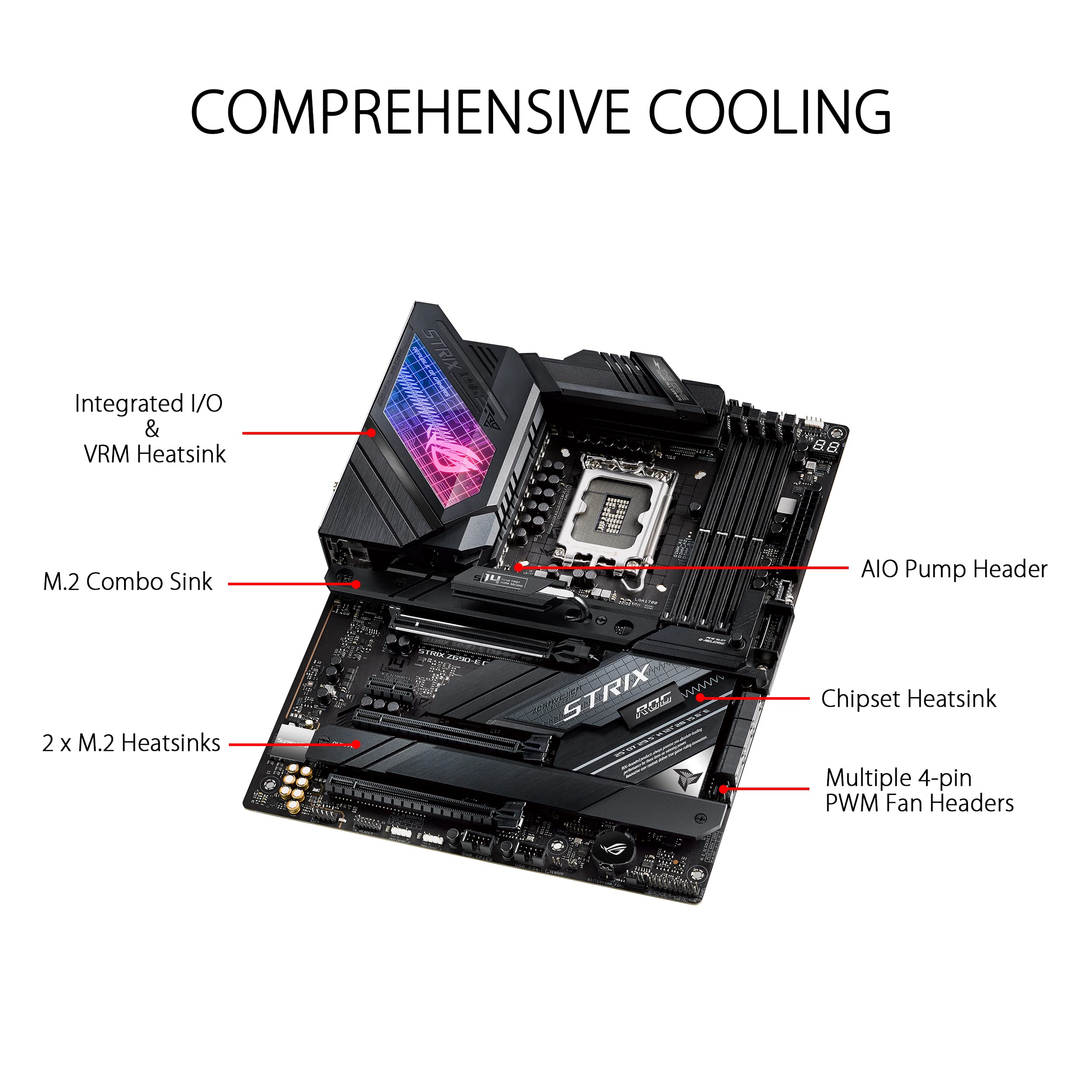 Foto 5 pulgar | Placa Madre Asus Rog Strix Z690-e Gaming Wifi 6e Lga 1700 - Venta Internacional.